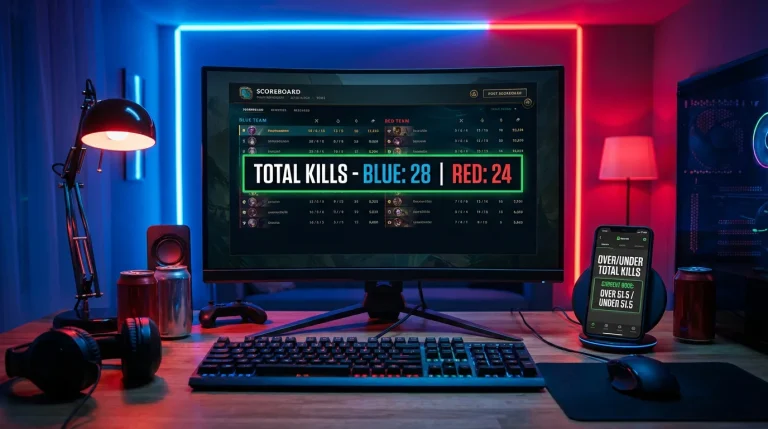Ghid practic pentru pariuri over under kills în League of Legends